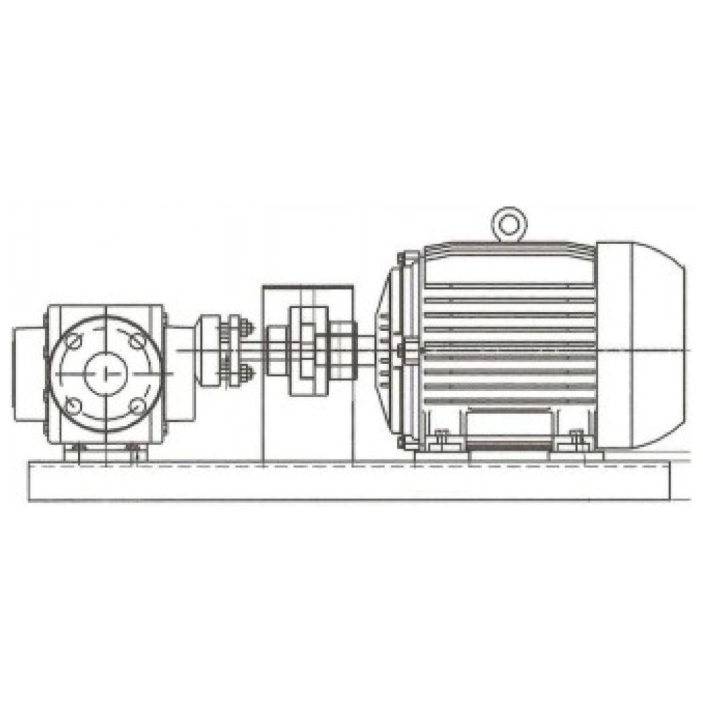 Motobomba Partida Manual para Água Branco B4T-716 Centrífuga 36 m3/h Motor  6,5CV Sucção