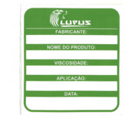 Adesivo para Identificação Médio Lupus 0111 Verde