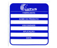 Adesivo para Identificação Médio Lupus 0113 Azul