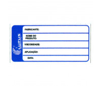 Adesivo para Identificação Pequeno Lupus 0123 Azul